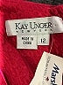 Kay Unger Red Cocktail Dress Size 12 - photo 6