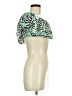 Mara Hoffman 100% Rayon Green Short Sleeve Blouse Size M - photo 4