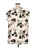 Shein Curve 100% Polyester White Sleeveless Blouse Size 20 Plus (4) - photo 2