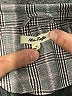 Miss Selfie 100% Polyester Plaid Gray Blazer Size M - photo 6