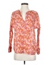 J.Crew 100% Ramie Orange Long Sleeve Blouse Size XS - photo 1