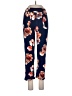 Young USA Floral Blue Casual Pants Size L - photo 1