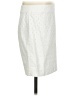 Vineyard Vines 100% Cotton Chevron-herringbone Silver Formal Skirt Size 0 - photo 2