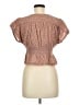 Madewell Brown Short Sleeve Blouse Size M - photo 2