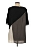 Eileen Fisher 100% Silk Color Block Black Blouse Size S - photo 2