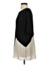 Eileen Fisher 100% Silk Color Block Black Blouse Size S - photo 5