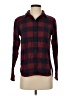 Uniqlo Plaid Burgundy Long Sleeve Button-Down Shirt Size S - photo 1