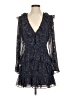 Sugar Lips 100% Polyester Paisley Blue Cocktail Dress Size S - photo 1