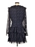Sugar Lips 100% Polyester Paisley Blue Cocktail Dress Size S - photo 2