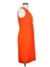 J.Crew 100% Polyester Color Block Orange Cocktail Dress Size 0 - photo 4