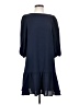 DKNY 100% Polyester Solid Blue Casual Dress Size 4 - photo 1
