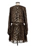 MICHAEL Michael Kors 100% Polyester Animal Print Brown Casual Dress Size 6 - photo 2