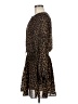 MICHAEL Michael Kors 100% Polyester Animal Print Brown Casual Dress Size 6 - photo 5