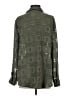 Chico's 100% Polyester Plaid Green Long Sleeve Blouse Size XS (000) - photo 2