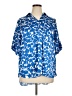 Alfani 100% Polyester Blue Short Sleeve Blouse Size 1X - photo 1