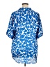 Alfani 100% Polyester Blue Short Sleeve Blouse Size 1X - photo 2