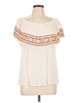 Boston Proper Short Sleeve Blouse