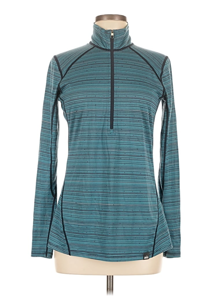 Pre-owned Rei Co Op Long Sleeve T-shirt In Blue