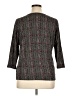 Chaps Tweed Gray 3/4 Sleeve Blouse Size 1X - photo 2
