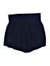 Shein 100% Polyester Solid Blue Shorts Size 4 - photo 1
