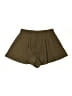 Shein 100% Polyester Solid Brown Shorts Size 6 - photo 1