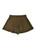 Shein 100% Polyester Solid Brown Shorts Size 6 - photo 2
