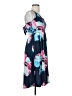 Unbranded Floral Blue Casual Dress Size S - photo 4