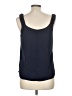 1.State 100% Polyester Solid Black Sleeveless Top Size M - photo 2