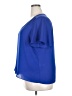 Assorted Brands 100% Polyester Blue Short Sleeve Blouse Size XXL - photo 5