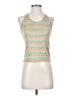 Riani 100% Polyester Green Yellow Sweater Vest Size 4 - photo 1