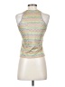 Riani 100% Polyester Green Yellow Sweater Vest Size 4 - photo 2
