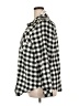 Torrid Checkered-gingham Black 3/4 Sleeve Button-Down Shirt Size 2X Plus (2) - photo 5