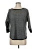 The Limited Chevron-herringbone Gray Pullover Sweater Size M - photo 1