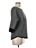 The Limited Chevron-herringbone Gray Pullover Sweater Size M - photo 4