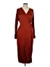 Vince. Burgundy Casual Dress Size M - photo 1