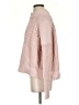 Express 100% Cotton Solid Pink Turtleneck Sweater Size S - photo 5