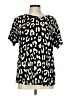 Bombom Animal Print Ivory Black Short Sleeve T-Shirt Size L - photo 1