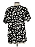 Bombom Animal Print Ivory Black Short Sleeve T-Shirt Size L - photo 2