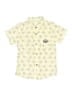 Unbranded Print Ivory Short Sleeve Button-Down Shirt Size 120 cm / US 6X - photo 1