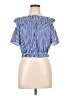 Shein 100% Polyester Blue Short Sleeve Blouse Size L - photo 1