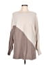 Vince Camuto Color Block Tan Pullover Sweater Size L - photo 1