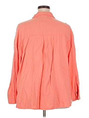 River Island 3/4 Sleeve Button-Down Shirt (view 2)
