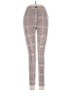 Free People Plaid Brown Orange Casual Pants Size 6 - photo 1