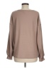 Bibi Color Block Brown Sweatshirt Size M - photo 2