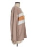 Bibi Color Block Brown Sweatshirt Size M - photo 4