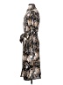 Jennifer Lopez 100% Polyester Paisley Brown Casual Dress Size S - photo 5