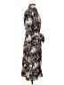 Jennifer Lopez 100% Polyester Paisley Brown Casual Dress Size S - photo 4