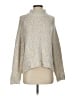 Silence and Noise Tweed Silver Turtleneck Sweater Size S - photo 1