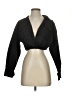 A.L.C. 100% Cotton Black Long Sleeve Blouse Size 0 - photo 1