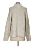 Silence and Noise Tweed Silver Turtleneck Sweater Size S - photo 2